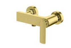 Bateria prysznicowa, ścienna złoty szczotkowany Kohlman Experience Gold Brushed QW120EGDB