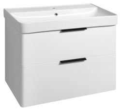 DENEB szafka umywalkowa 77,3x55x43,5cm, biała mat