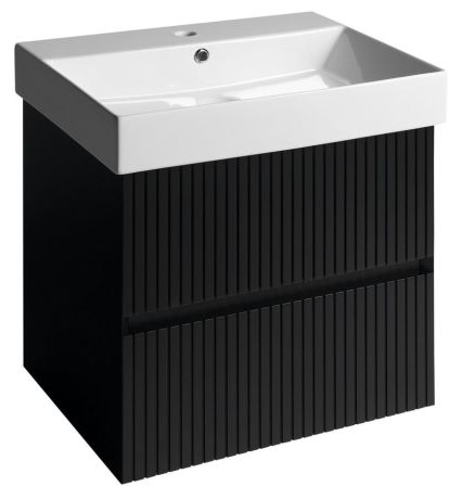 Przejdź do produktu FILENA szafka umywalkowa 57x51,5x43cm, czarny mat strip
