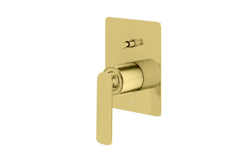 Bateria podtynkowa z przełącznikiem Kohlman Experience Gold Brushed QW210EGDB złoty szczotkowany