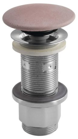 Przejdź do produktu Korek umywalkowy 5/4'', klik-klak, betonowy grzybek, 10-80mm, różowy mat