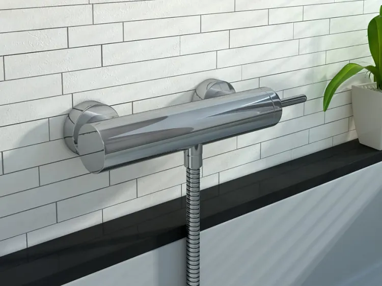 Bateria prysznicowa ścienna Kohlman Maxima QW120M chrom