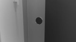MODULAR SHOWER ścianka z wysuwanym panelem 1400 mm, czarny