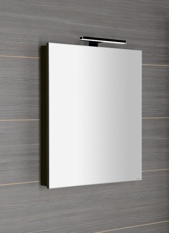 Przejdź do produktu GRETA szafka z lustrem, oświetlenie LED, 60x70x14cm, czarny mat