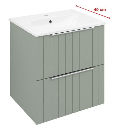 Przejdź do produktu CIRASA STRIP szafka pod umywalkę 48x54x39cm, verde
