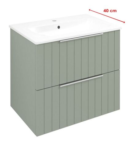 Przejdź do produktu CIRASA STRIP szafka pod umywalkę 58x54x39cm, verde