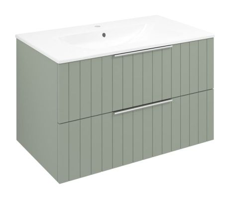 Przejdź do produktu CIRASA STRIP szafka pod umywalkę 79,8x52x46cm, verde