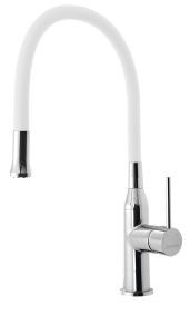 Bateria kuchenna z elastyczną wylewką Sili SR481 biały