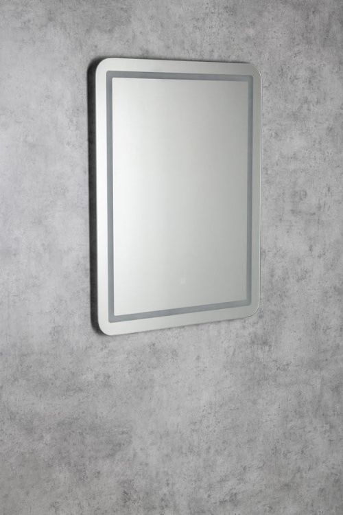 SALICA lustro z oświetleniem LED 60x80cm, czujnik dotykowy, ściemnialne