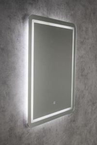 SALICA lustro z oświetleniem LED 60x80cm, czujnik dotykowy, ściemnialne