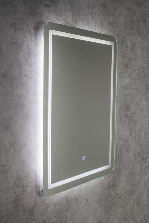 SALICA lustro z oświetleniem LED 60x80cm, czujnik dotykowy, ściemnialne
