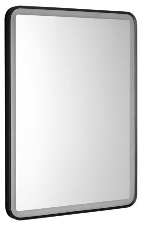 Przejdź do produktu SWIDA lustro z oświetleniem LED 60x80cm, czujnik dotykowy, ściemnialne, czarny mat