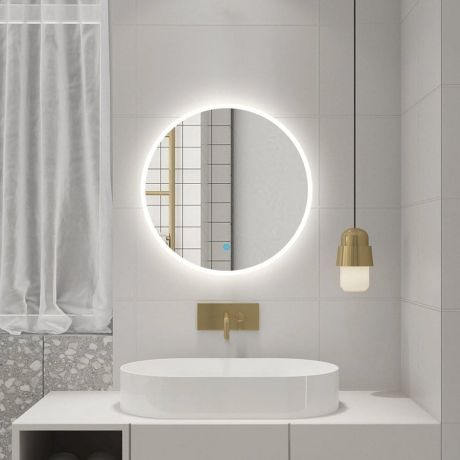 Przejdź do produktu URSA lustro z oświetleniem LED średnica 60cm, czujnik dotykowy, ściemnialne