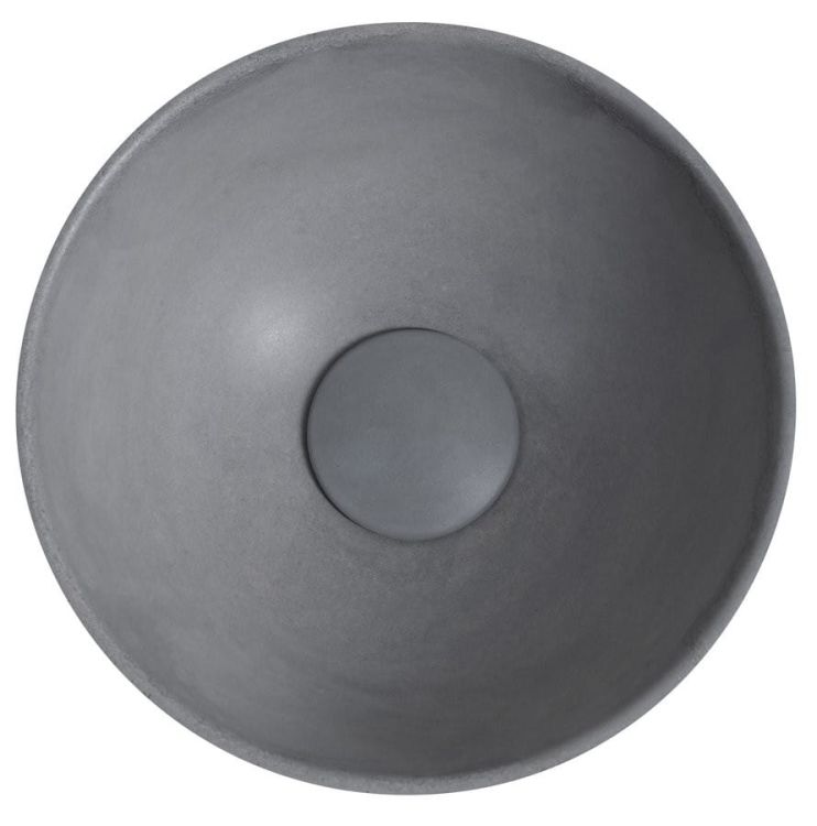 MINOR umywalka betonowa nablatowa, średnica 26cm, szary