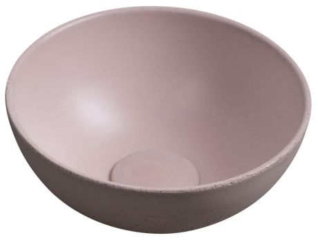 Przejdź do produktu MINOR umywalka betonowa nablatowa, średnica 26cm, różowy mat