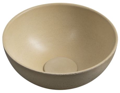 Przejdź do produktu MINOR umywalka betonowa nablatowa, średnica 26cm, żółty mat