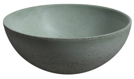 Przejdź do produktu MINOR umywalka betonowa nablatowa, średnica 26cm, zielony mat
