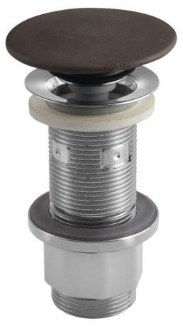 Przejdź do produktu Korek umywalkowy 5/4'', klik-klak, betonowy grzybek, 10-80mm, ciemnobrązowy mat