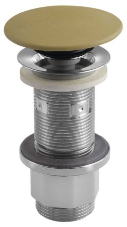 Przejdź do produktu Korek umywalkowy 5/4'', klik-klak, betonowy grzybek, 10-80mm, żółty mat