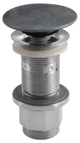 Przejdź do produktu Korek umywalkowy 5/4'', klik-klak, betonowy grzybek, 10-80mm, srebrny mat