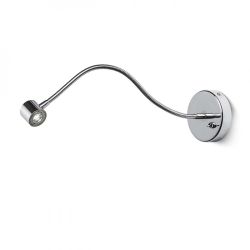 BOB na elastycznym ramieniu  chrom 230V/500mA LED 3W 45°  3000K