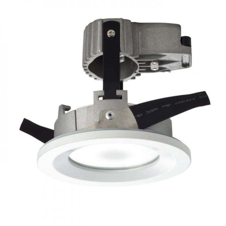 VERO wpuszczana biała  230V GU10 50W IP44