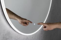VISO okrągłe lustro z oświetleniem LED, ø 80cm, czujnik dotykowy, 2700-6500K