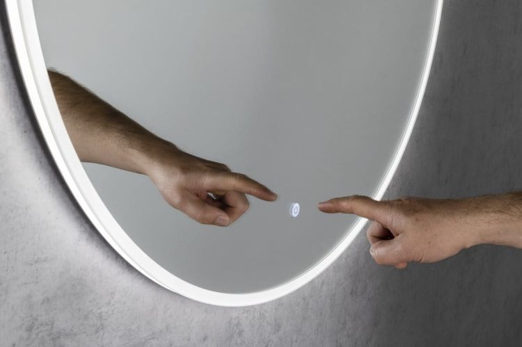 VISO okrągłe lustro z oświetleniem LED, ø 80cm, czujnik dotykowy, 2700-6500K