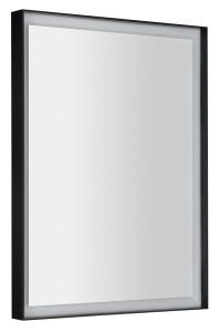 Lustro SORT z oświetleniem LED 60x80cm, bezdotykowy czujnik IR, 2700-6500K, czarny mat