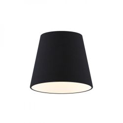 NIZZA 18/15 abażur  Polycotton czarna/białe PCV  max. 28W
