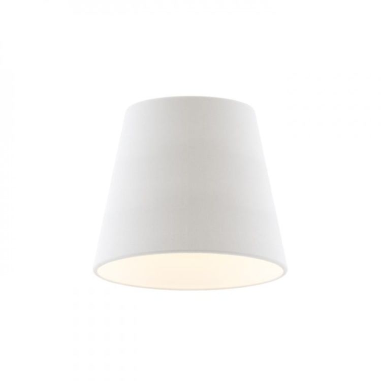 NIZZA 18/15 abażur  Polycotton biała/białe PCV  max. 28W