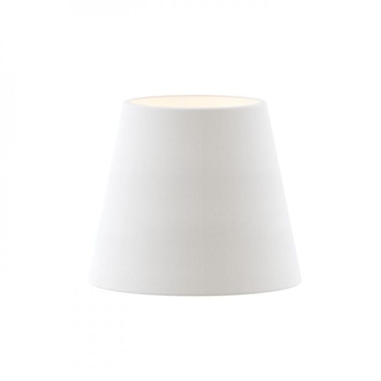 NIZZA 18/15 abażur  Polycotton biała/białe PCV  max. 28W