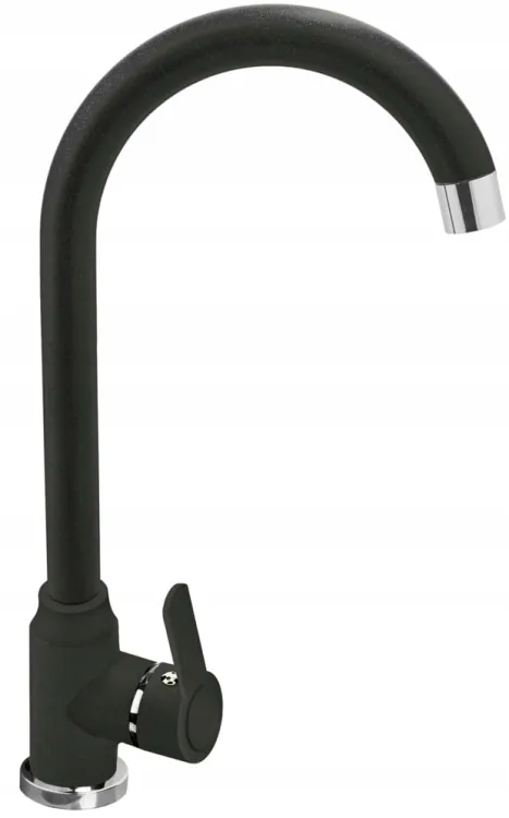 Bateria kuchenna 36 cm z obrotową wylewką i półką funkcyjną Pyramis Lungo 090930701 karbon