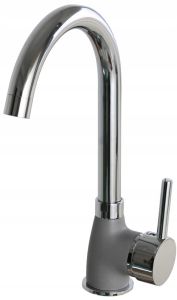 Bateria kuchenna 30 cm z obrotową wylewką Pyramis Bello Duo 090927538 szary beton