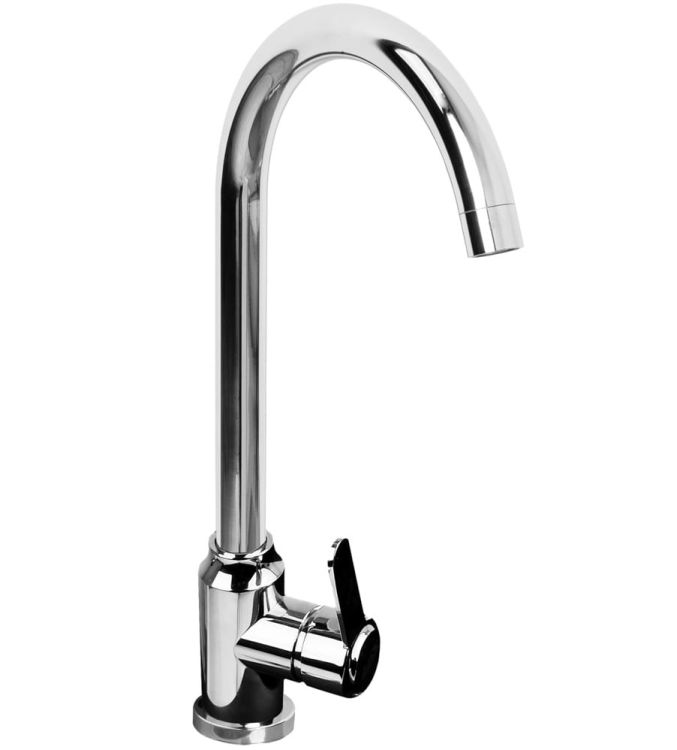 Bateria kuchenna 36 cm z obrotową wylewką i półką funkcyjną Pyramis Lungo 090930001 chrom połysk