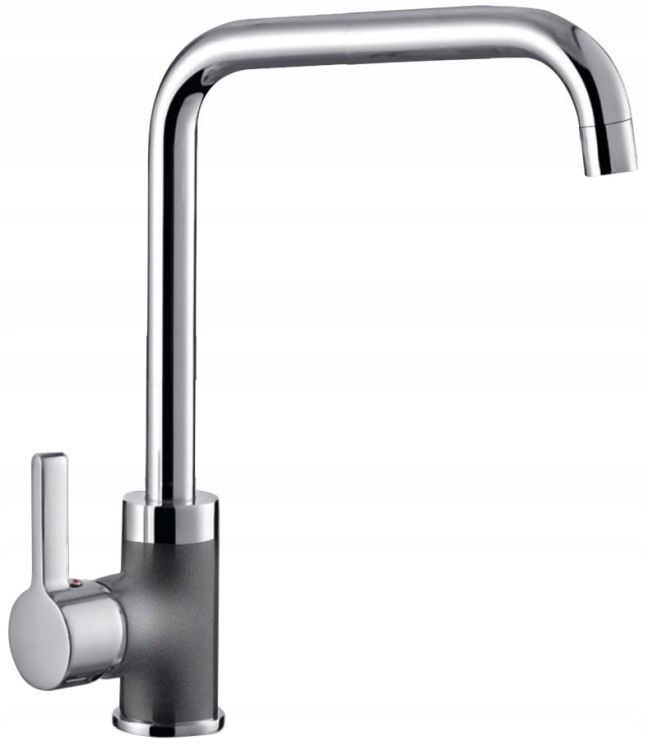 Bateria kuchenna 31 cm z obrotową wylewką Pyramis Silvio Duo  090929738 szary beton