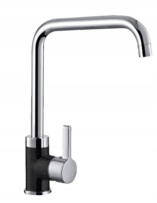 Bateria kuchenna 31 cm z obrotową wylewką Pyramis Silvio Duo  090929538 czarny