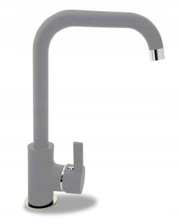 Bateria kuchenna 31 cm z obrotową wylewką Pyramis Silvio 090922938 szary beton