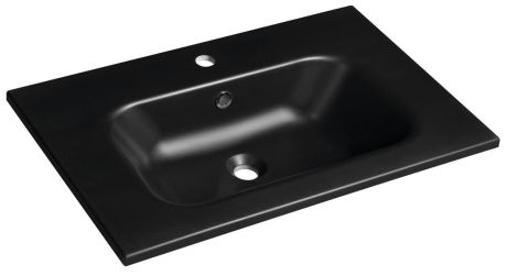 Przejdź do produktu SIDRA umywalka kompozytowa 71x46cm, czarny mat