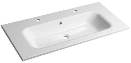 Przejdź do produktu SIDRA umywalka kompozytowa podwójna 101x46cm, biała