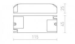 DRIVER LED 7-15W    350mA 15W