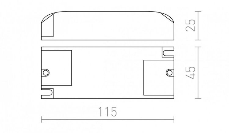 DRIVER LED 7-15W    350mA 15W