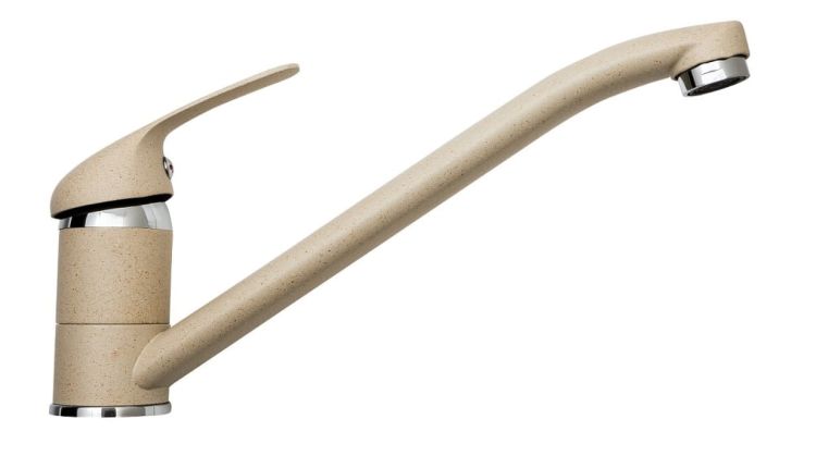 Bateria kuchenna 15 cm z obrotową wylewką Pyramis Asalia 090918301 beż