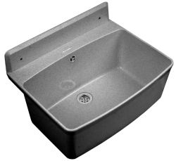 Umywalka ogrodowa 55x42 cm Pyramis Plus 070179001 szary