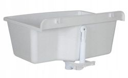 Umywalka ogrodowa 61x44 cm Pyramis Max 070178701 biały