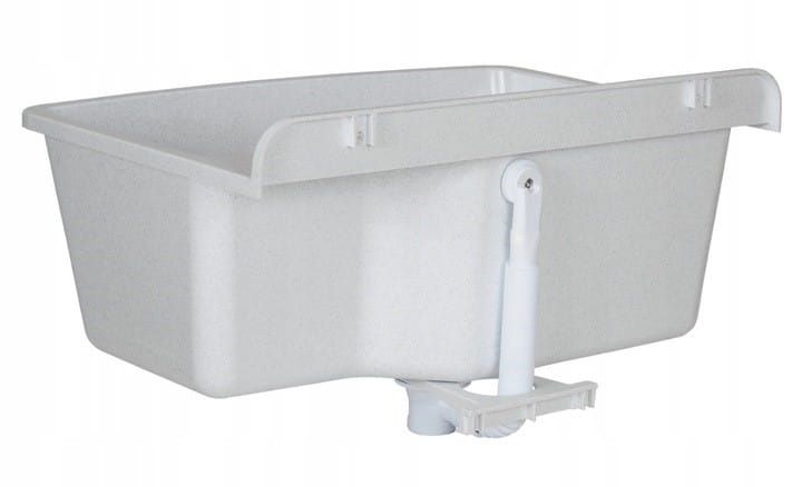 Umywalka ogrodowa 61x44 cm Pyramis Max 070178701 biały