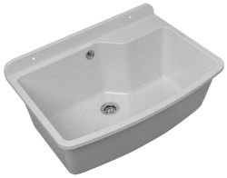 Umywalka ogrodowa 61x44 cm Pyramis Max 070178701 biały