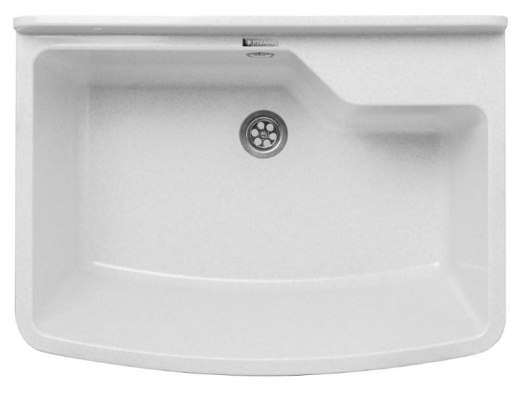 Umywalka ogrodowa 61x44 cm Pyramis Max 070178701 biały