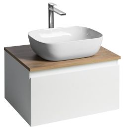 ALTAIR szafka z płytą 62,5 cm, biały/dąb emporio