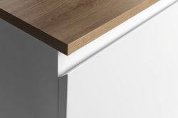 ALTAIR szafka z płytą 68 cm, biały/dąb emporio